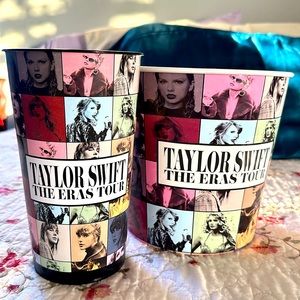Taylor Swift Eras Tour Movie: popcorn bucket and cup